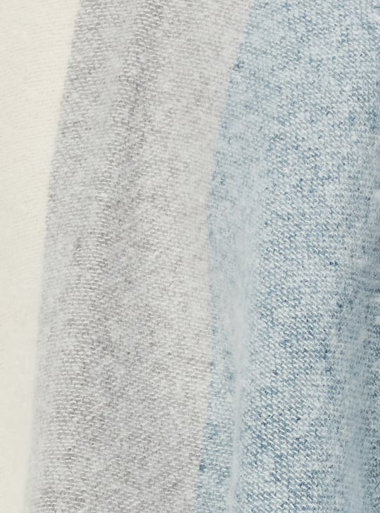 Women Coloublocked Poncho