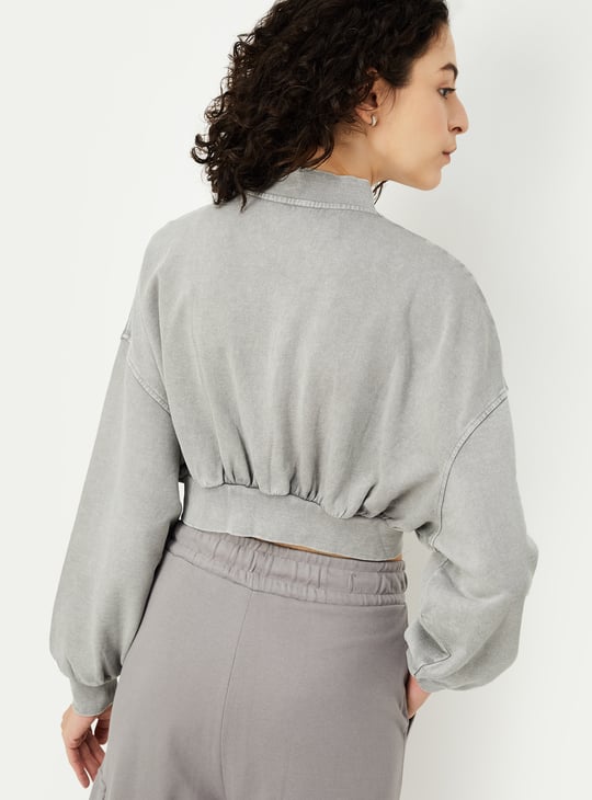 Women Knitted Crop Jacket