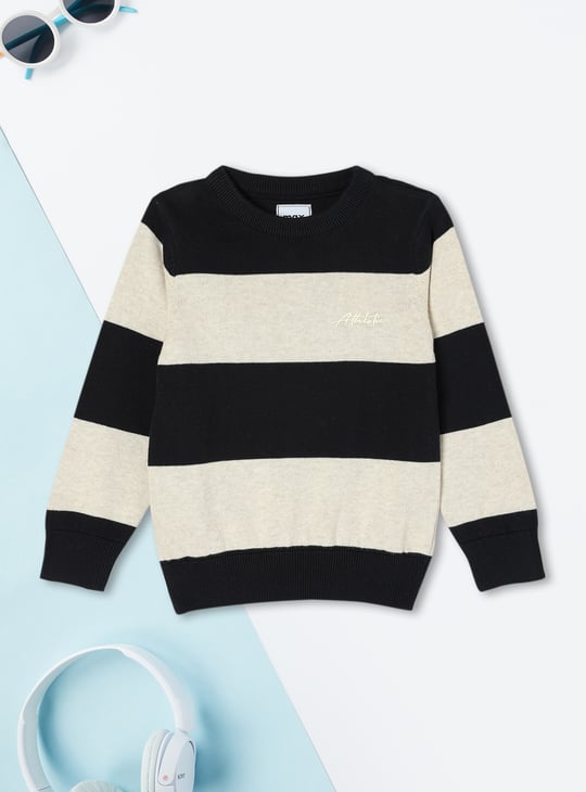 Boys Striped Sweater Striped