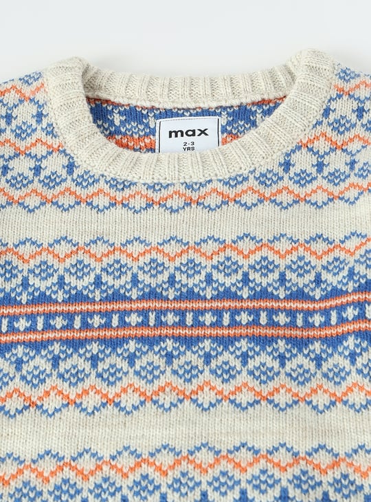 Boys Fair Isle Knitted Sweater