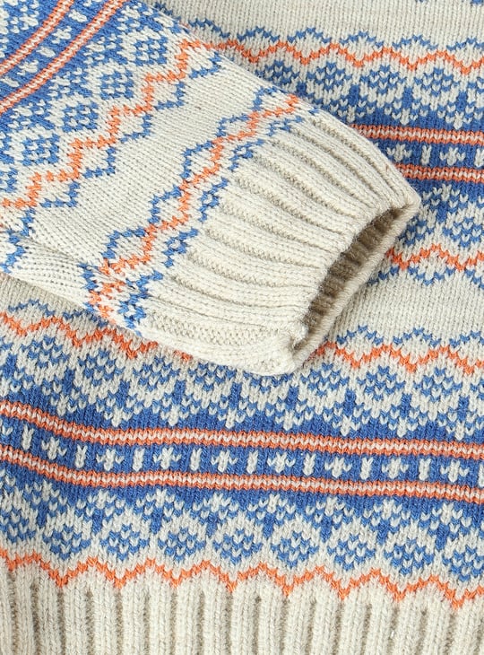 Boys Fair Isle Knitted Sweater