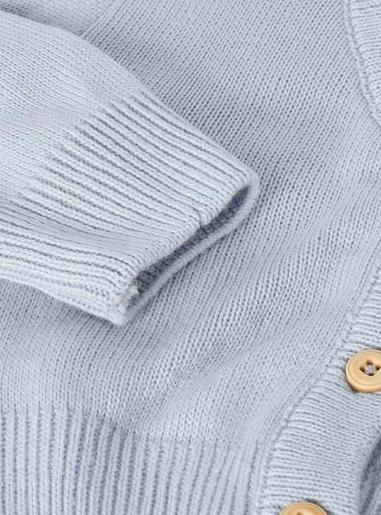 Girls Solid Cardigan