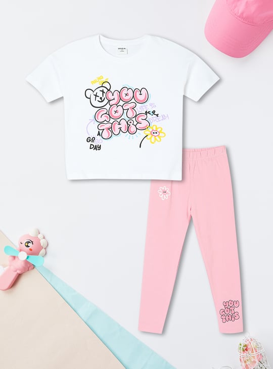 Girls Printed Sleepwear Set
