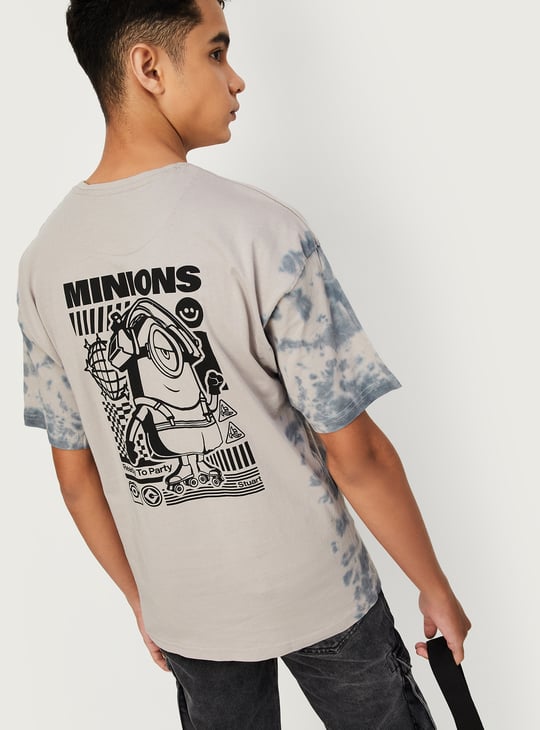 Boys Oversized Minions Print T-shirt