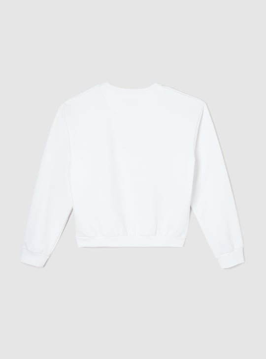 Girls Graffiti Print Sweatshirt