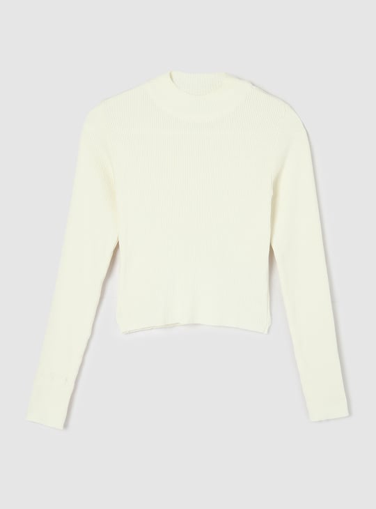 Girls Ribbed Sweater