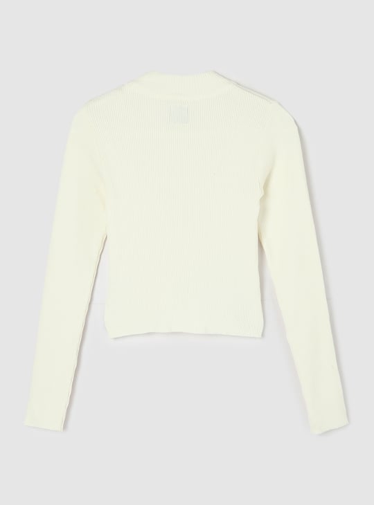 Girls Ribbed Sweater