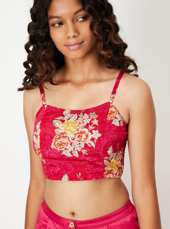 Girls Floral Printed Co-Ords Set