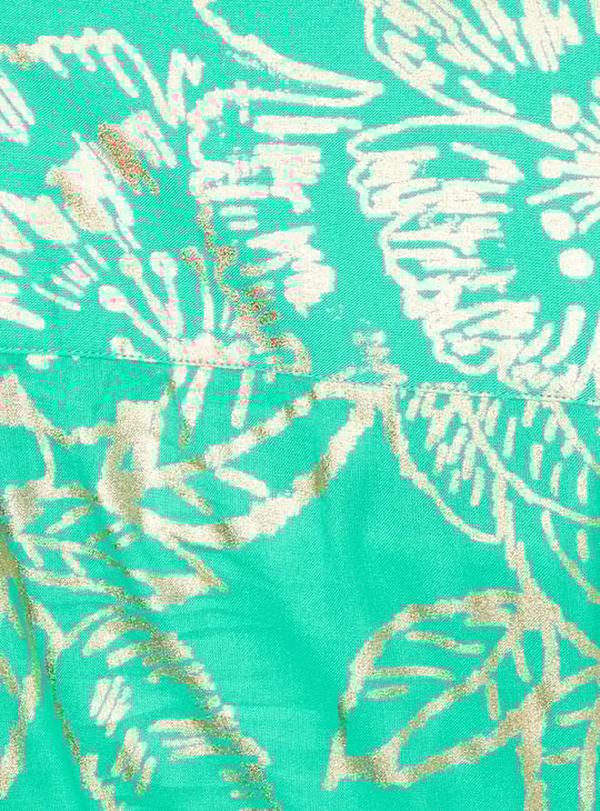 Kalki x Max Women Foil Printed A-Line Dress