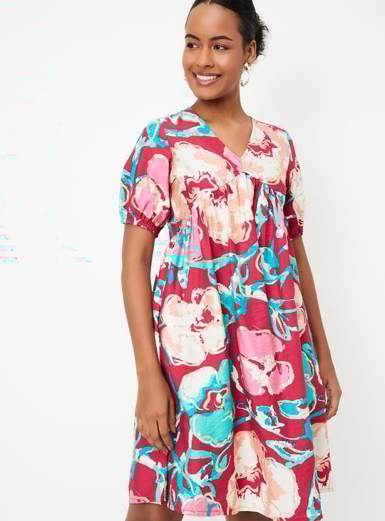 Women Printed A-Line Dress