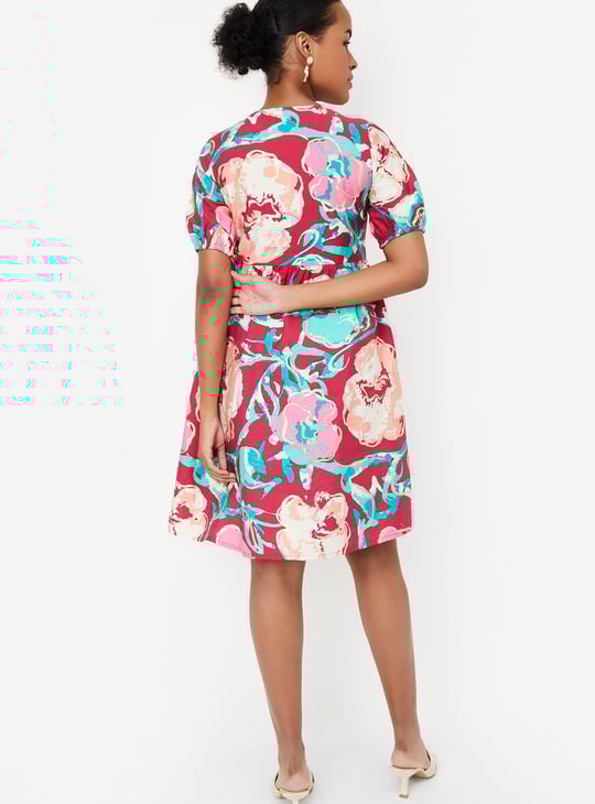 Women Printed A-Line Dress