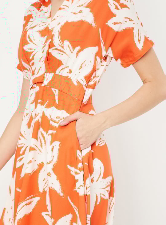 Women Printed Fit & Flare Dress