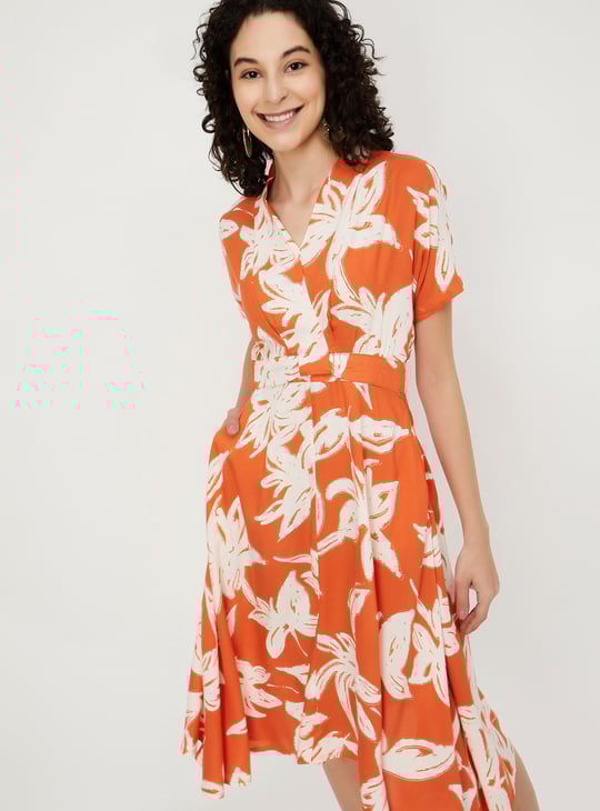 Women Printed Fit & Flare Dress