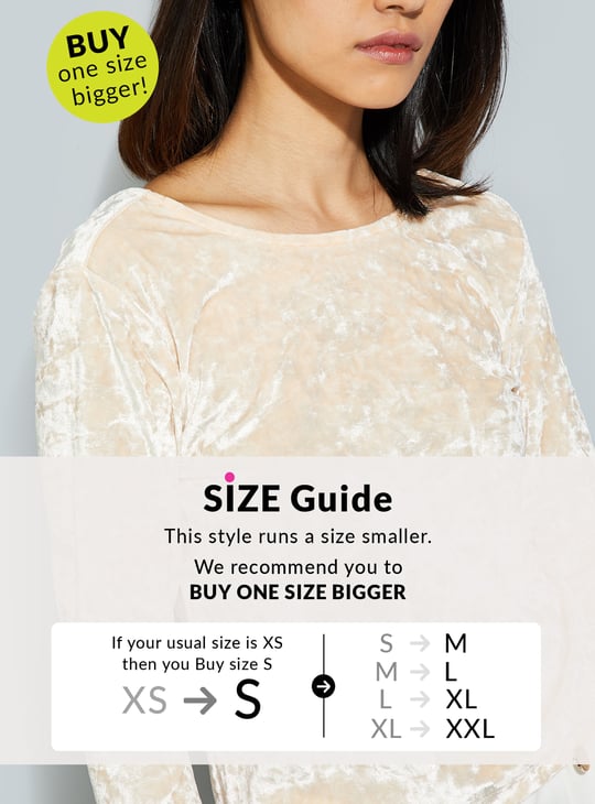 ALAYA F x URB_N Textured Velour Top