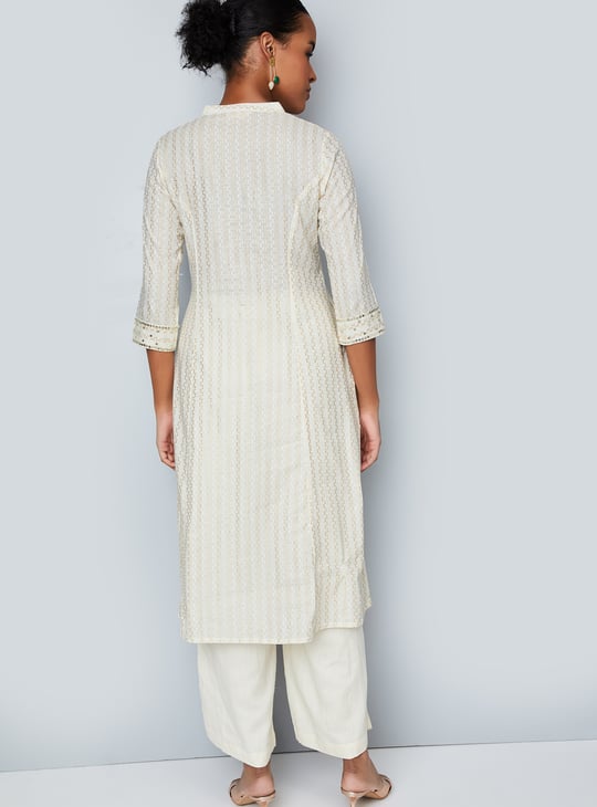 Women Foil Printed Kalidar Kurta