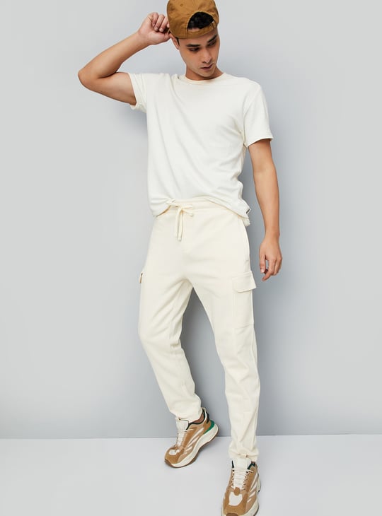 Men Solid Athleisure Track Pants