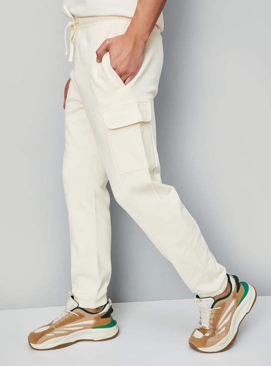 Men Solid Athleisure Track Pants