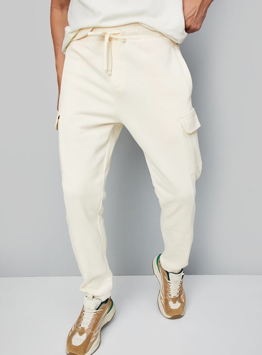 Men Solid Athleisure Track Pants