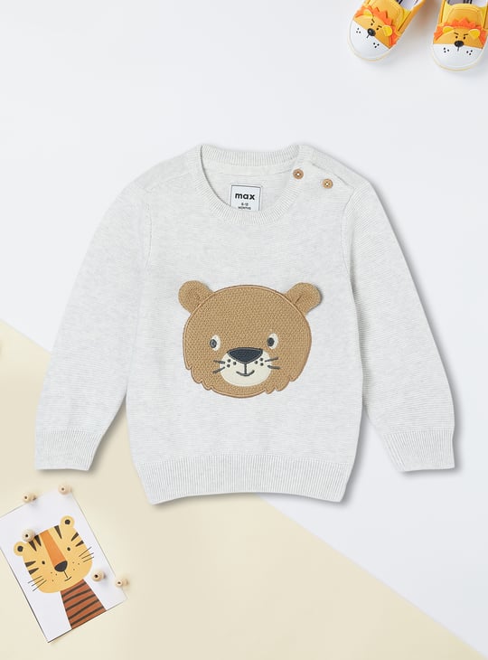Boys Appliqued Sweater