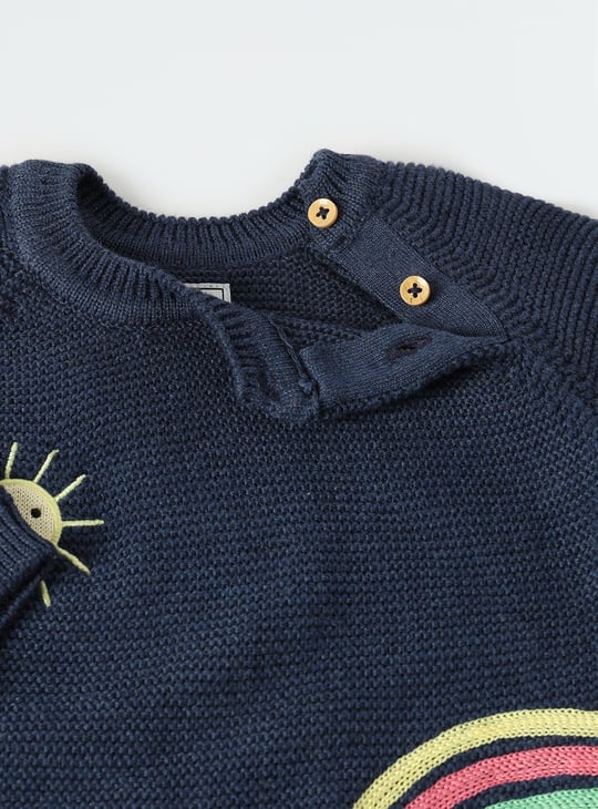 Girls Embroidered Sweater