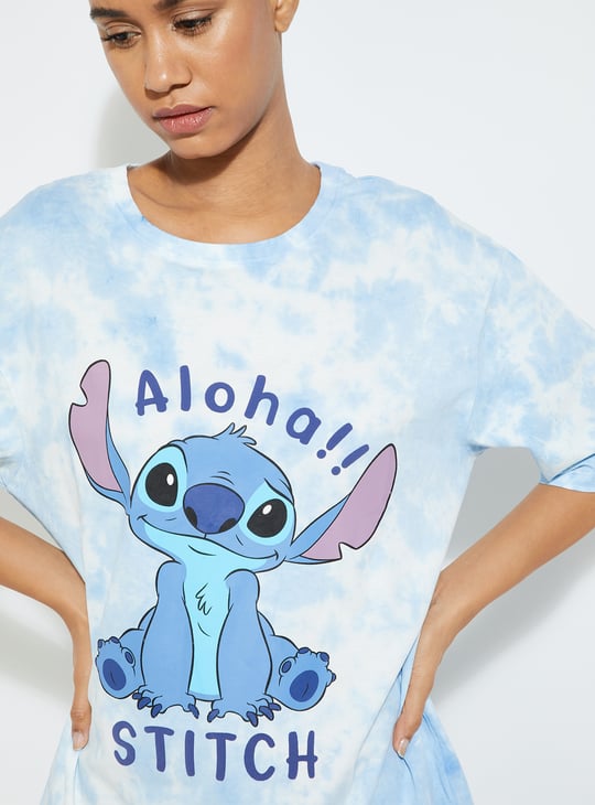URB_N Women Lilo & Stitch Printed T-shirt