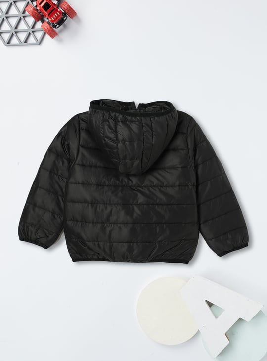 Boys Quilted Hooded Puffer Jacket