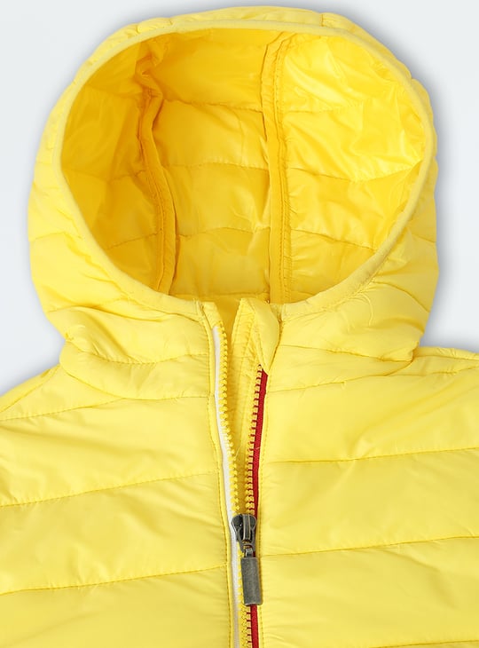 Boys Quilted Hooded Puffer Jacket