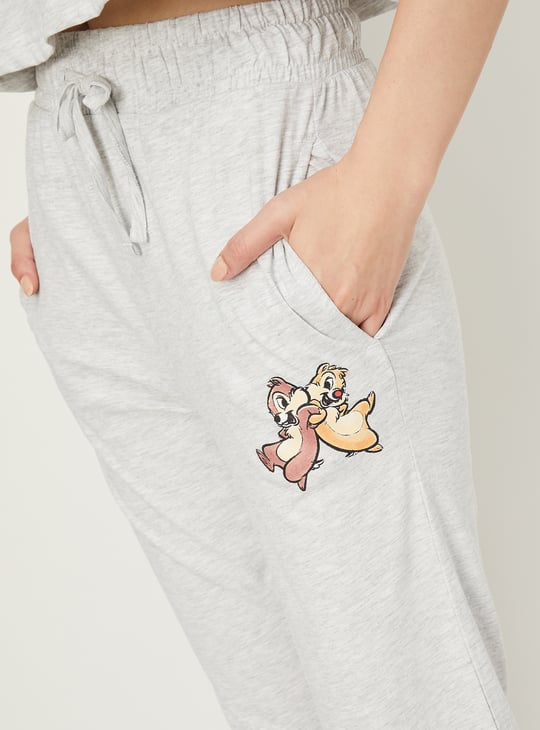 Women Chip & Dale Printed Joggers