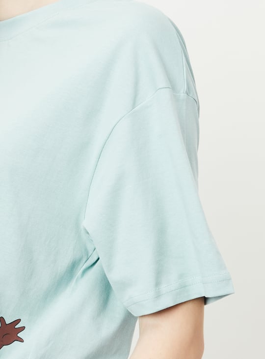 Women Chip & Dale Printed T-shirt