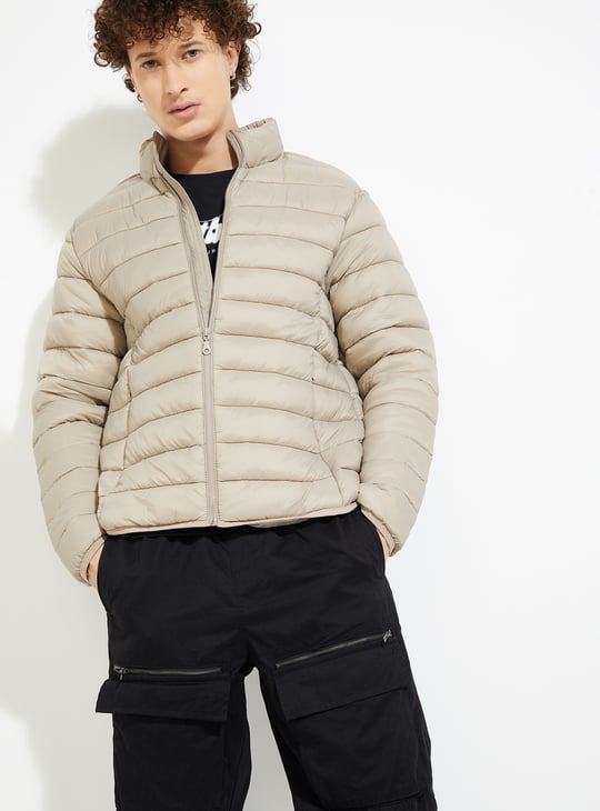 URB_N Men Quilted Packable Puffer Jacket