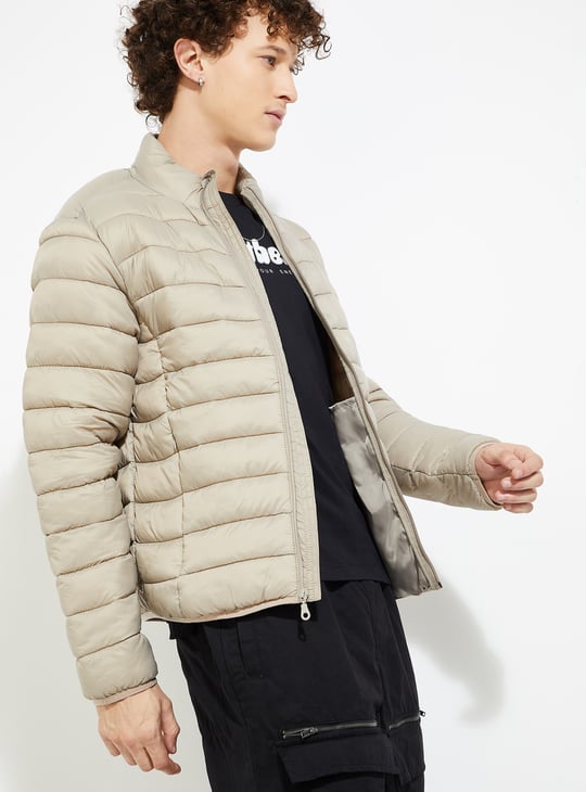 URB_N Men Quilted Packable Puffer Jacket