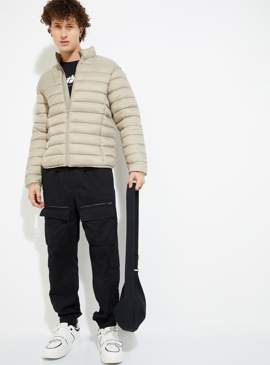 URB_N Men Quilted Packable Puffer Jacket