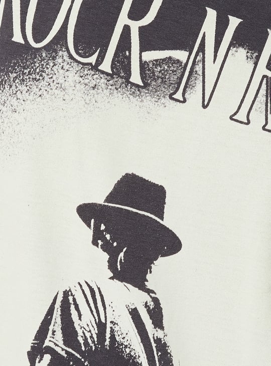 URB_N Women Relaxed Fit Graphic Printed T-shirt