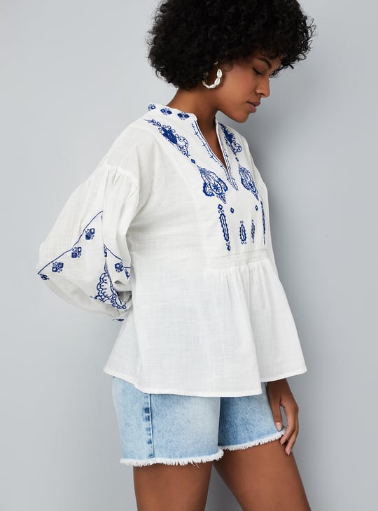 Women Embroidered Tunic