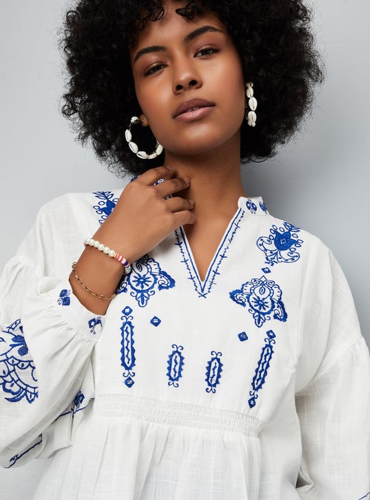 Women Embroidered Tunic