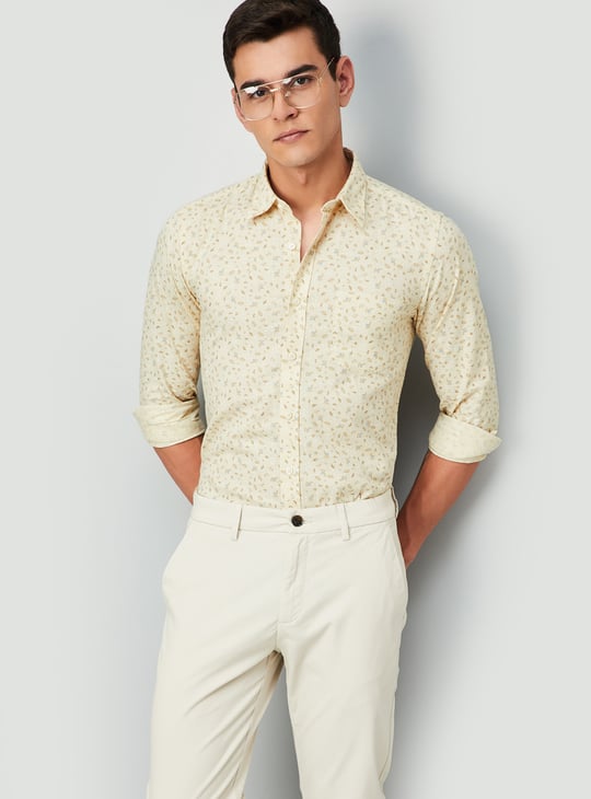 Men Slim Fit Printed Casual Shirt