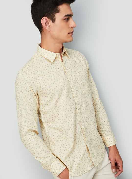 Men Slim Fit Printed Casual Shirt