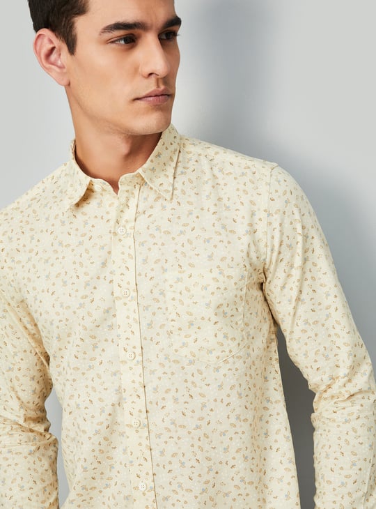 Men Slim Fit Printed Casual Shirt