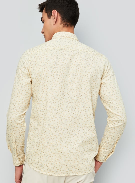 Men Slim Fit Printed Casual Shirt