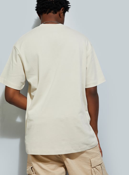 URB_N Men Relaxed Fit Solid T-shirt