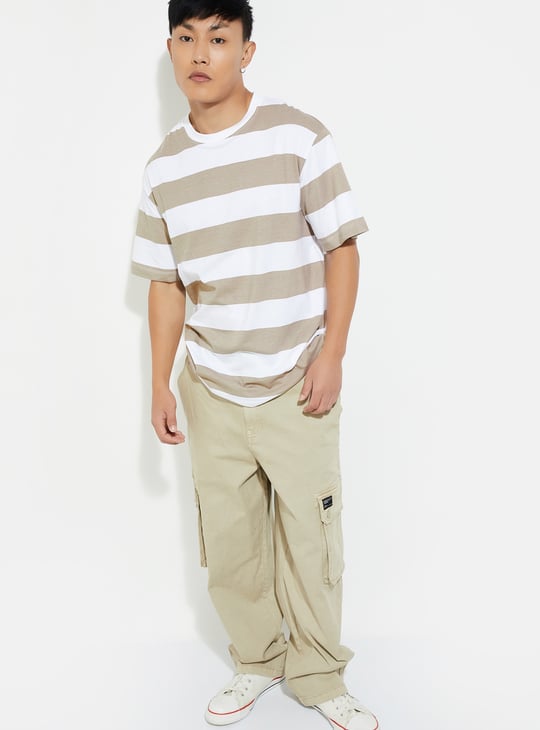 URB_N Men Striped T-shirt