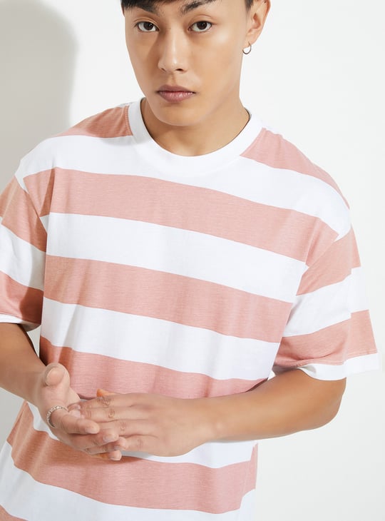 URB_N Men Striped T-shirt