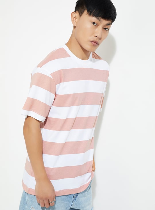 URB_N Men Striped T-shirt