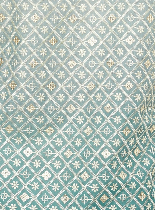 Men Embroidered Ombre Straight Kurta