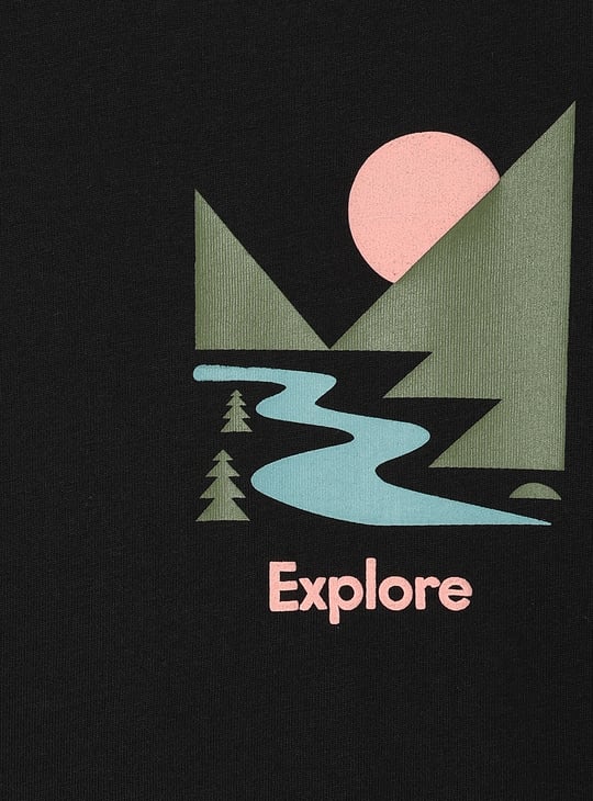 Boys Graphic Printed T-shirt