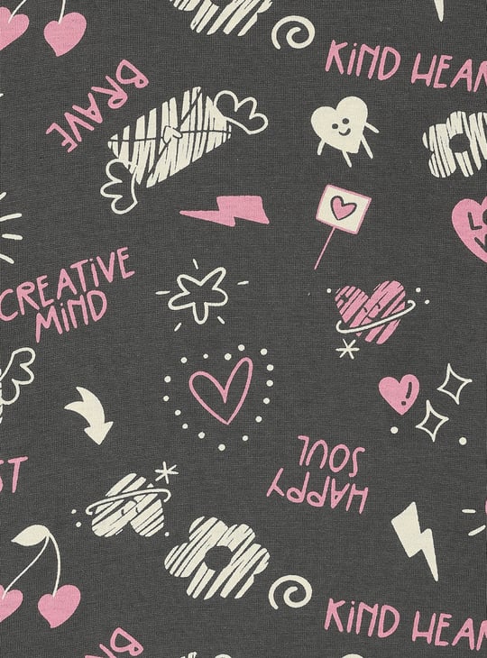 Girls All-Over Printed T-shirt