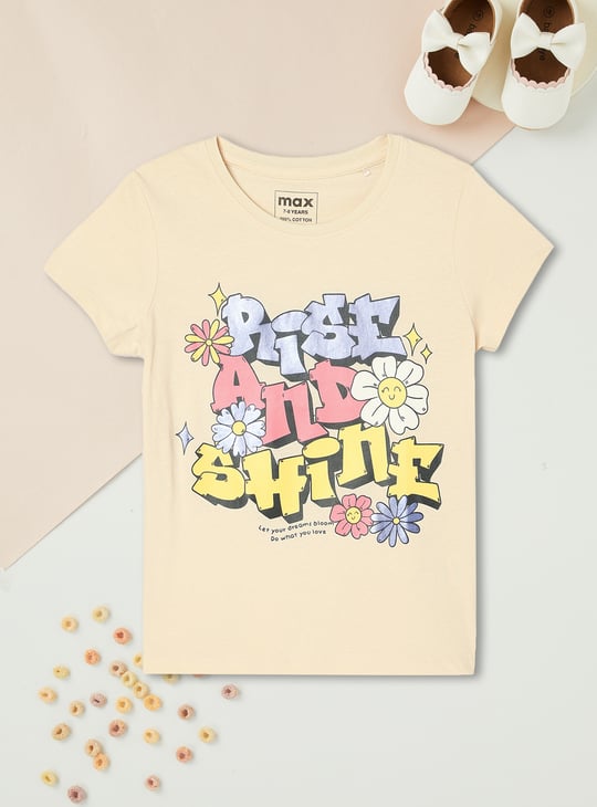 Girls Graphic Printed T-shirt