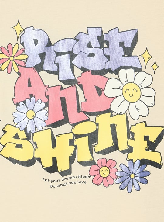 Girls Graphic Printed T-shirt