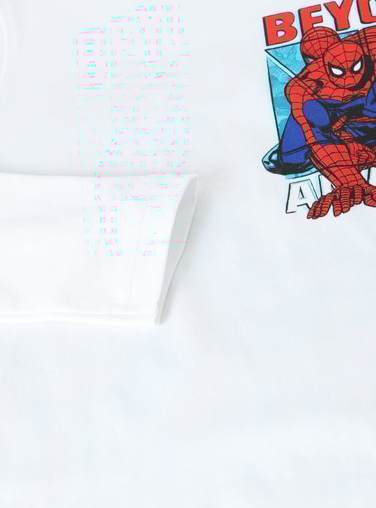 Boys Spiderman Printed T-shirt