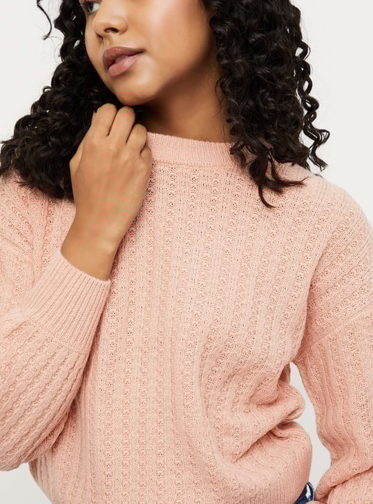 Women Cable Knit Sweater